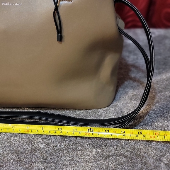 🔥Hot Sale🔥Pixie Mood Taupe Handbag With Cross Body Strap |Like New| - Picture 10 of 16